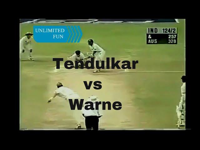 Classic battle Shane Warne vs Sachin Tendulkar |Tendulkar takes a TEST of WARNE| Great Rivalry