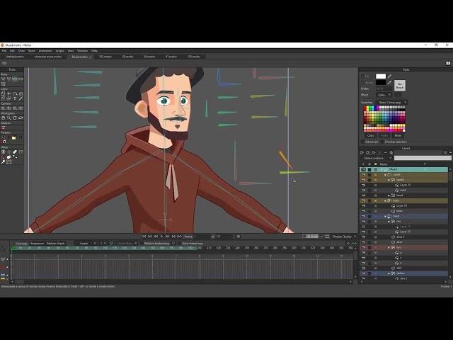 Character rigging and animation by Yousef Hosininasab