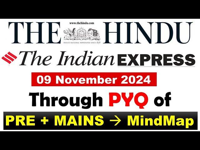 9 November 2024 (Q&A Session) The Hindu Newspaper for Hardcore UPSC Aspirants by  @BuddhiAcademyIAS