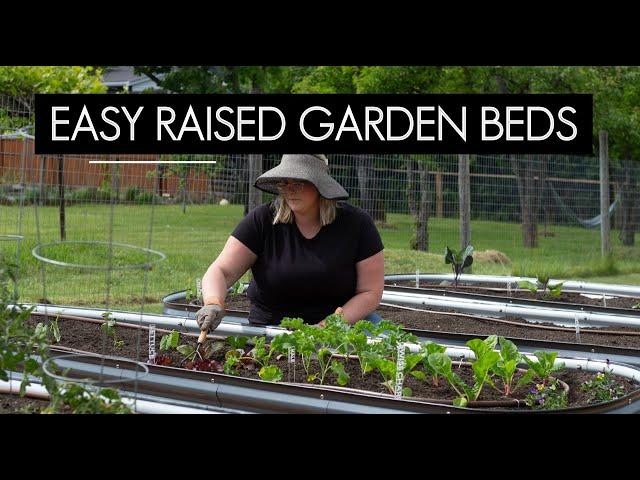 DIY Garden Makeover | Metal Raised Garden Beds