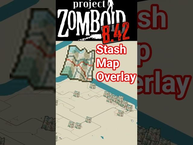 Stash Map Overlay in B42 #projectzomboid #build42