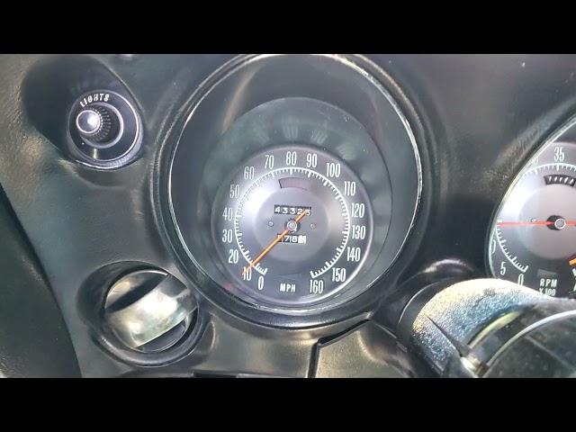 1968 Corvette 327 4 speed - 0-60 from a roll - acceleration testing