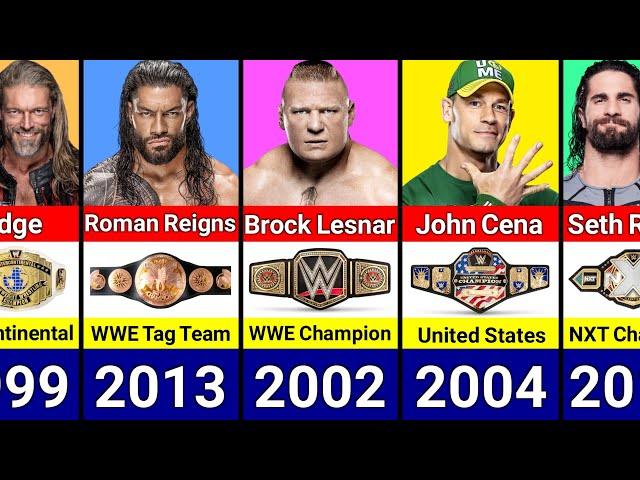 WWE Wrestlers Their Career First Title