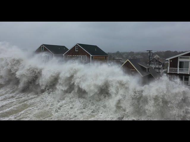 Crazy Winter Storms- Nor'easter - Big waves - huge snow - bomb cyclone - blizzard - winter hurricane