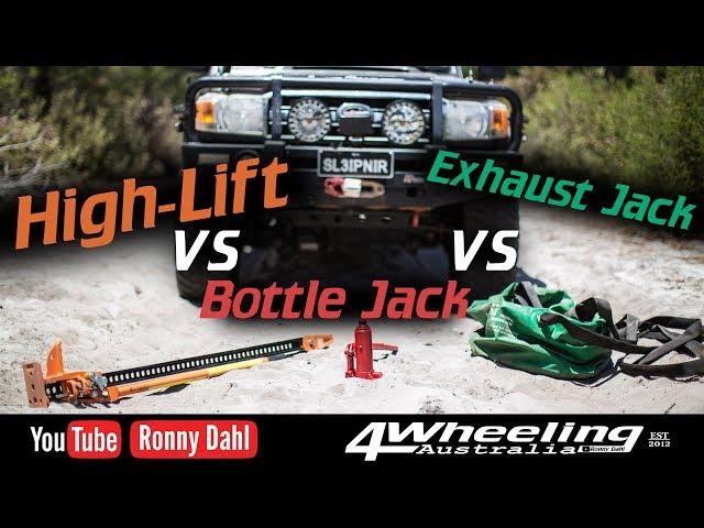 Highlift jack vs Bottle jack vs Exhaust jack