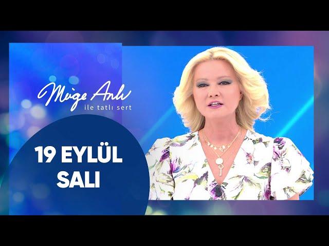 Müge Anlı ile Tatlı Sert | 19 Eylül 2023 Salı