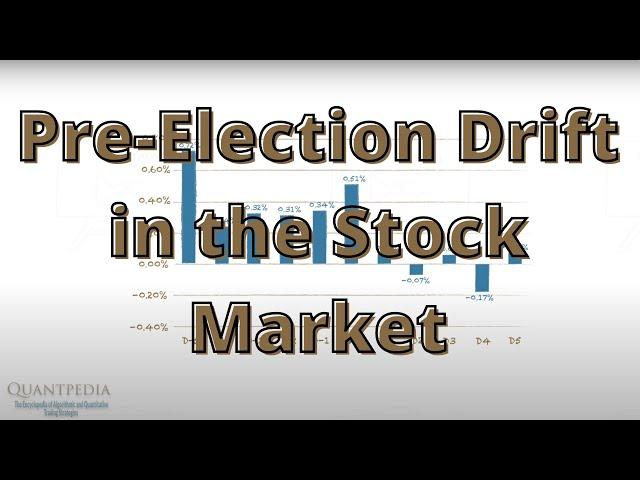 Pre-Election Drift in the Stock Market