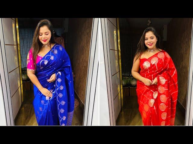 Gulmohar Saree Live|| Exclusive Designer Saree Collection|| Booking No 7003784526 #gulmohar #saree