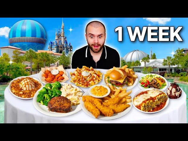 Eating Only Disney Springs Food For 1 WEEK ($800 Disney World Challenge)