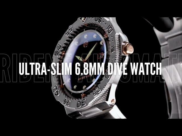 NOVE Trident Automatic G101 | Pursuit of Perfection 20atm DIVE WATCH | Ultra-slim 6.8mm outer case