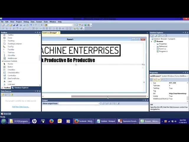 Create a simple Customer Browser Application C# 2010