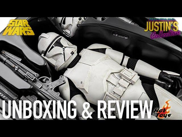 Hot Toys Clone Trooper Star Wars Attack of the Clones Unboxing & Review