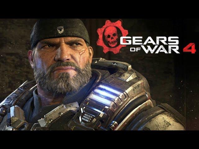 Gears of War 4 Полный игрофильм, весь сюжет (MOVIE 1080p PC)