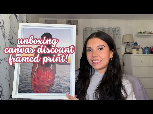 canvas discount unboxing & review! affordable and high quality framed prints ️