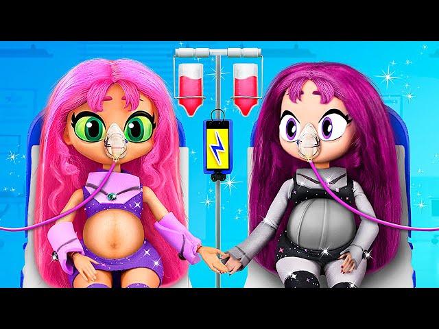 Starfire and Blackfire Became Mommies! 30 LOL OMG DIYs