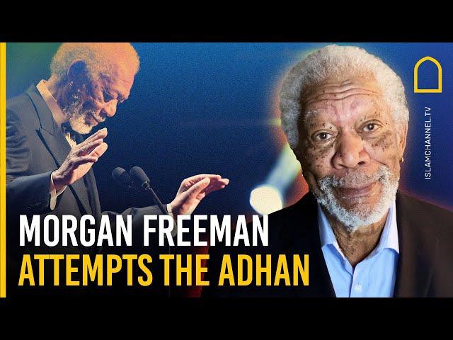 Listen to Morgan Freeman ATTEMPT THE ADHAN in Cairo | Islam Channel