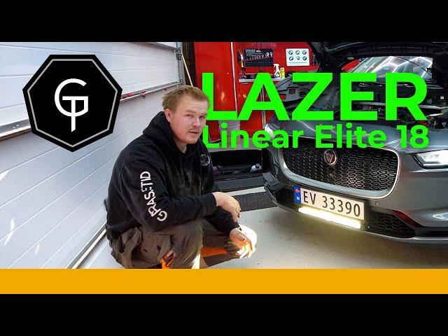 Montering av Lazer Linear Elite 18 på Jaguar