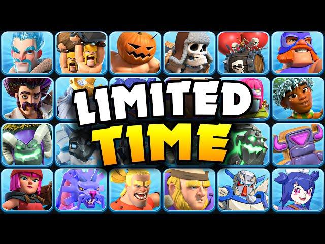 History of EVERY Limited Time Troop in Clash of Clans