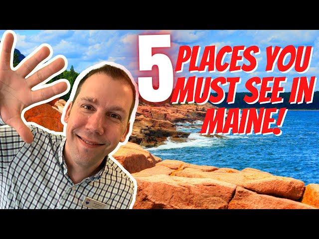 5 places to see in Maine this summer ! The best spots in Maine!