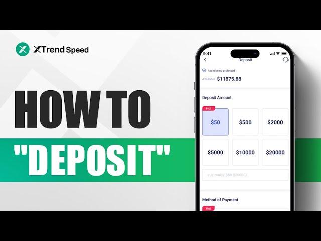 XTrend Speed - How To Deposit？No Deposit Fee