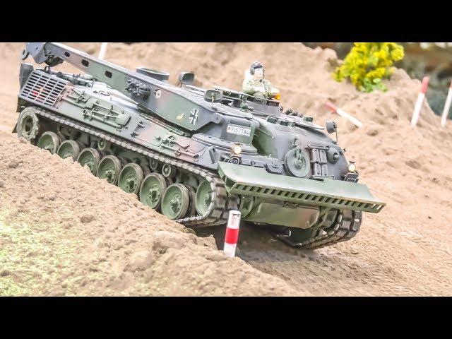 Awesome RC Military Tanks and Trucks in Action!