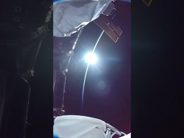 Spacewalk Terror: Hanging Over Earth's Edge with No Safety Net! 