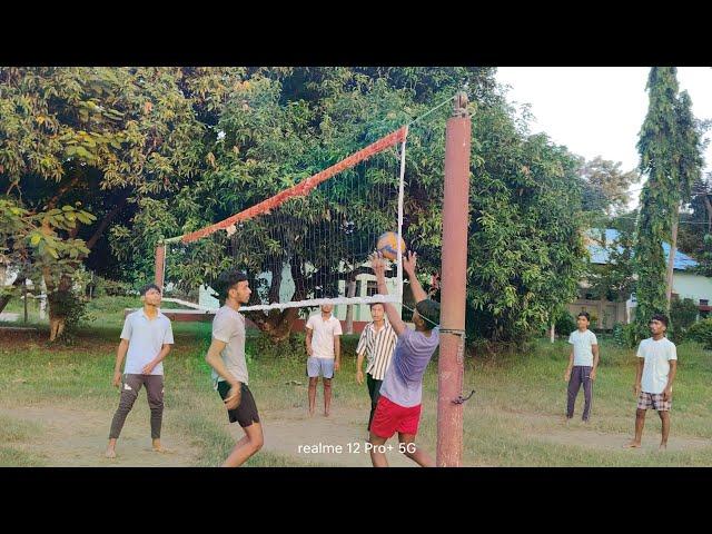 VOLLEYBALL, one of the Favourite games of P.T. Sir  of JNV Madhubani. Date:08/10/2024