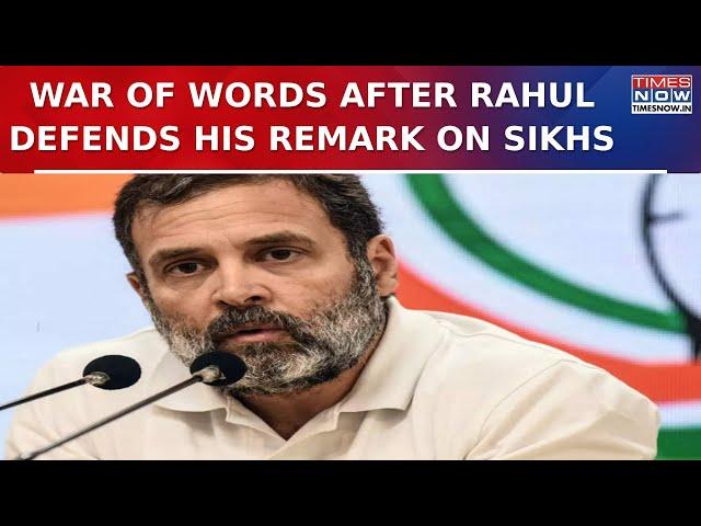 Rahul Gandhi Defends His Remark On Sikhs | WATCH Heated Argument Between BJP, Congress Panelists