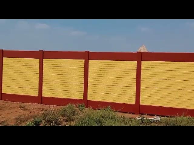 Rs.78 | READY MADE COMPOUND WALL|RCC COMPOUND WALL|PRECAST BOUNDARY WALL|09789886338