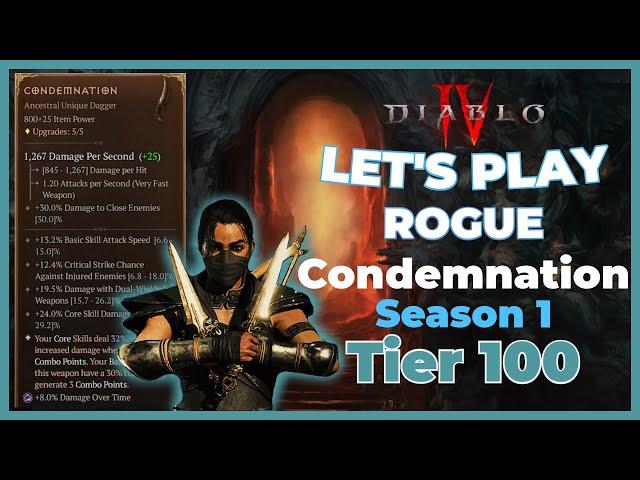 Let's try Condemnation in Tier 100 Nightmare Dungeon - Diablo 4