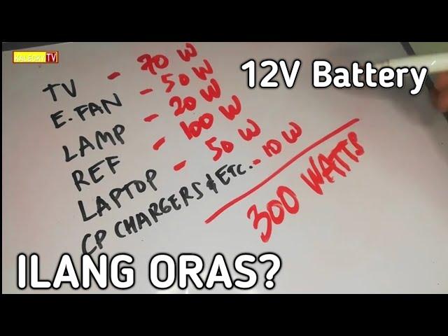 Solar Power Battery 12V, 150AH | How many hours of USAGE? CHARGING TIME?