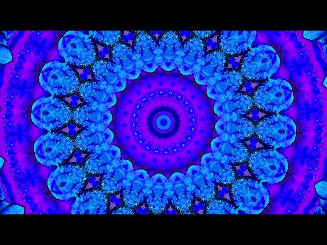 4Hr of 4k Psychedelic Visual Therapy Mandala Meditation with Soothing Music to Calm Your Mind