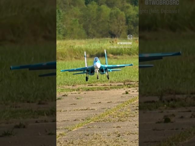 Su-27 Flanker Landing #aviation #rc #rcplane