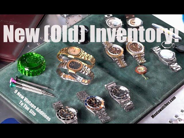 New (Old) Inventory: We take a look at some rare Rolex, awesome Patek Philippe Nautilus, and more!