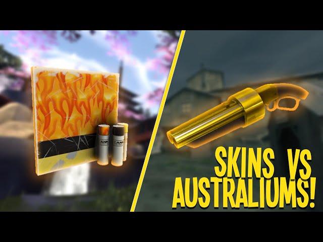 SKINS VS AUSTRALIUMS!