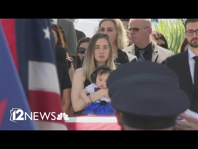 Officer laid to rest after being shot in the line of duty