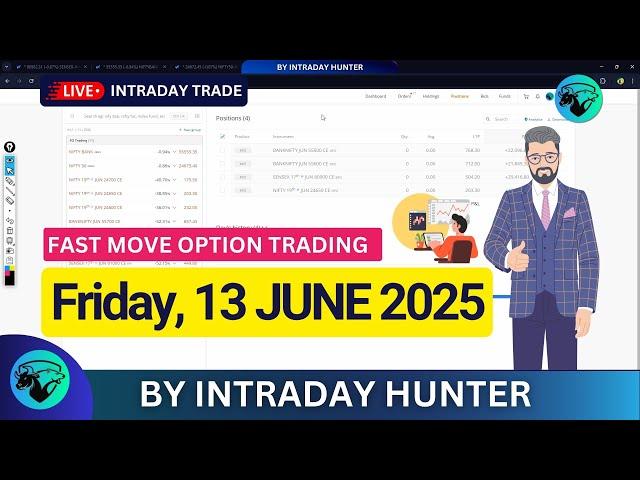 Live Bank Nifty Option Trading  | Intraday Trading by Intraday Hunter
