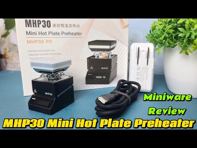 Miniware MHP30 Mini Hot Plate Preheater SMD Soldering Rework Station Unboxing and Review