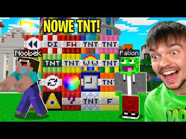 TESTUJE 20 NOWYCH TNT na NOOBKU w Minecraft!