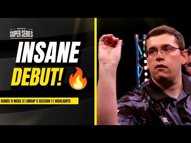 THE GREATES DEBUT EVER?!  | Highlights | Darts | Series 9 Week 3 | Group C Session 1