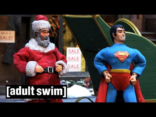 Santa vs Superman | Robot Chicken | Adult Swim