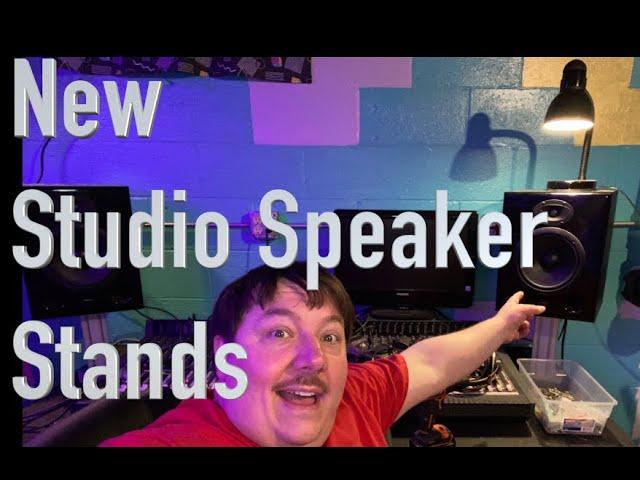 Studio Build Episode 2. New Speaker Stands.