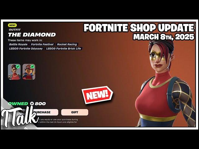 *NEW* THE DIAMOND SKIN & SNOOP DOGG RETURN! Fortnite Item Shop [March 8th, 2025]