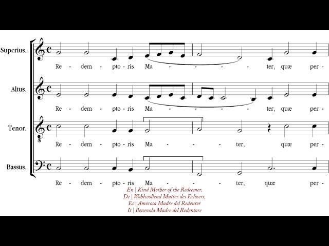 Palestrina | Alma Redemptoris Mater [á 4; The King's Singers]