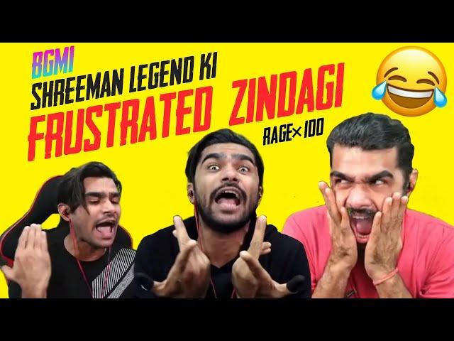 Shreeman Legend Frustrated Gameplay || BGMI Funny Moments