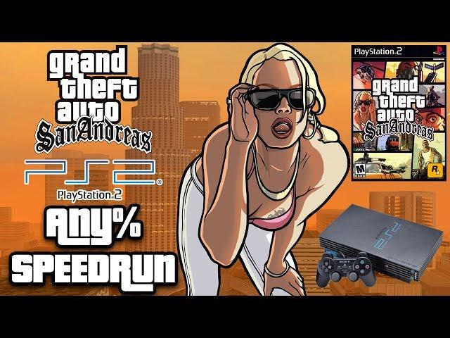 GTA San Andreas PlayStation 2 Any% Speedrun [PS2 WORLD RECORD]