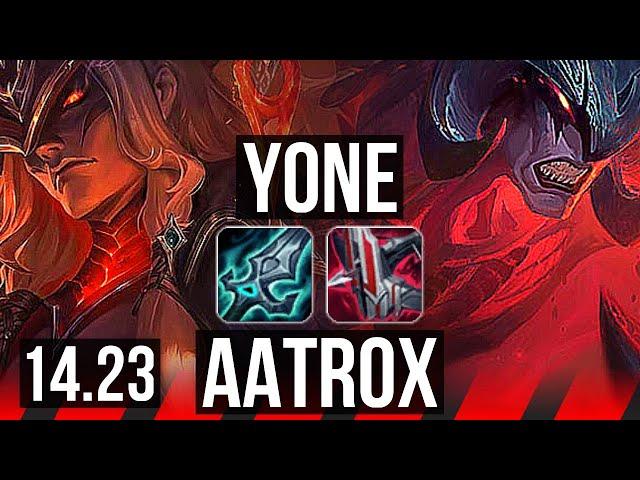 YONE vs AATROX (TOP) | BR Grandmaster | 14.23