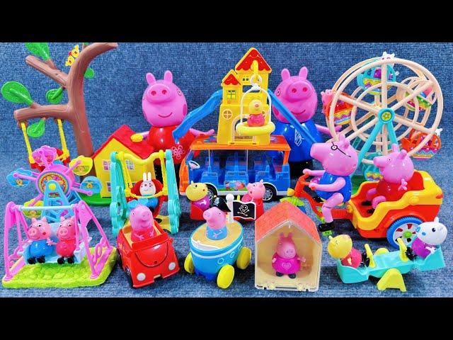 12 Minutes Satisfying with Unboxing Cute Peppa Pig Amusement Park Toys Collection ASMR | Review Toys