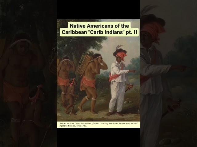 Paintings of Native Americans of the Caribbean "Carib Indians" pt. II #nativeamerican #blackindian