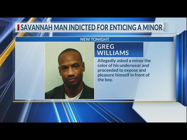 Savannah man indicted for enticing a minor